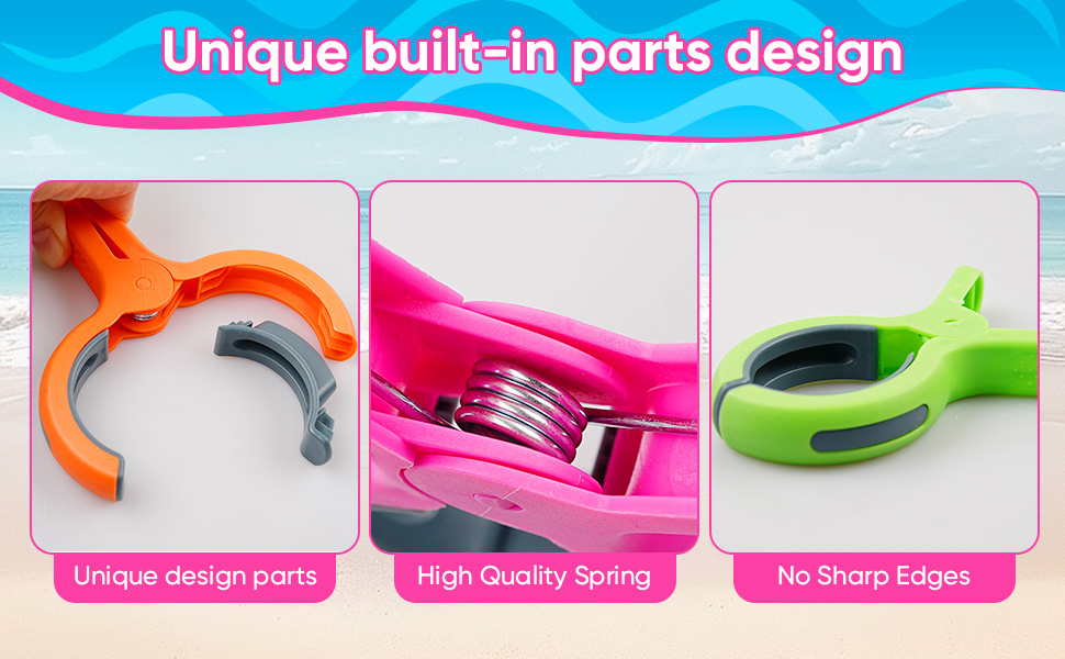 large size towel clips