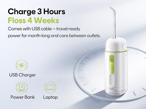 bixdo A30 PE Travel Size Water Flosser