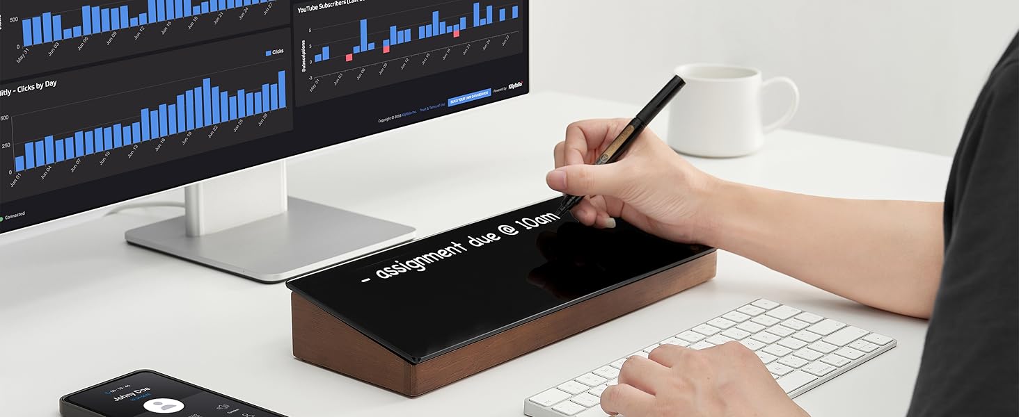 Desk whiteboard organizer, keyboard stand, desk buddy-YX210501