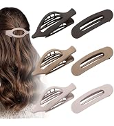 Sightor Flat Hair Clips, 6 Packs Flat Hair Claw Clips for Thick Thin Hair Clips, 2 Styles French ...