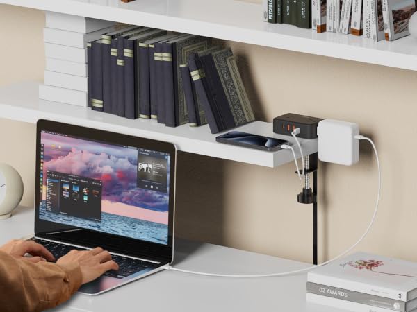Dorm Room Clamp Power Strip