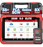 Launch X431 PROS V 5.0, 2026 Newly Bidirectional Scan Tool PROS V+ 5.0 Elite Scanner with DBSCar ...