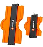 GreatNeck 74592 Contour Gauge Set, 5 and 10 Inch Contour Pack, Contour Duplication Gauge with Loc...