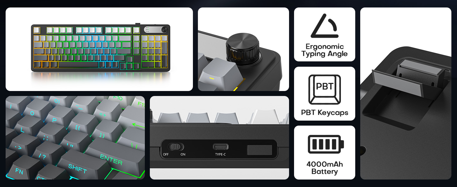 Tri-Mode Wireless Keyboard