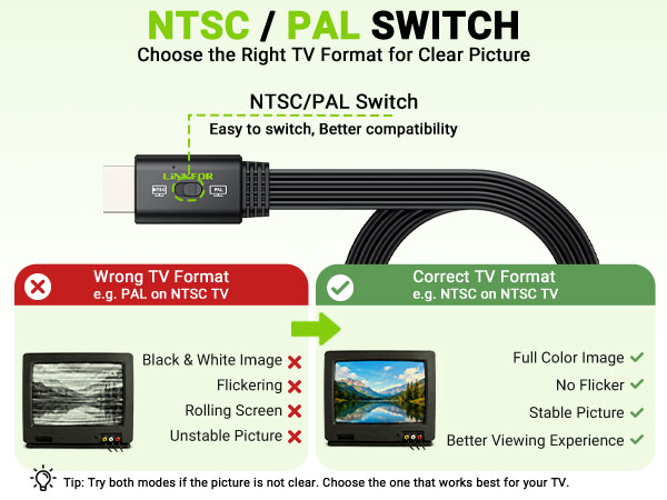 HDMI to RCA Cable