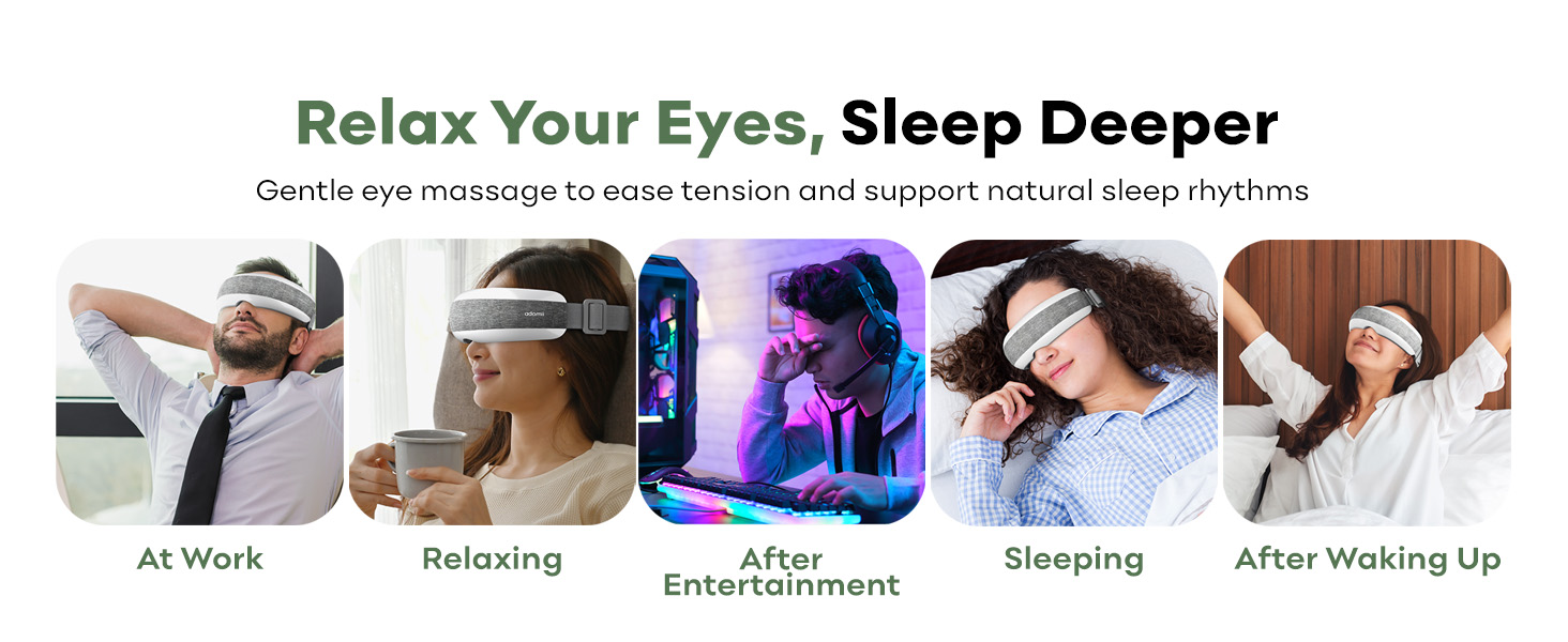 Relax Your Eyes, Sleep Deeper Gentle eye massage to ease tension and support natural sleep rhythms