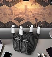 NEGENTTREN USB C to C Cable 60W (6.6FT, 2Pack), Type C Charger Cord Nylon Braided USB C Cable 5A ...