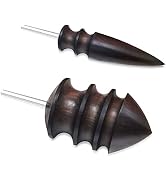 2 Pack Leather Burnisher Bits,Leather Slicker Burnishing Tool,Edge Burnisher Creaser Electric Pol...