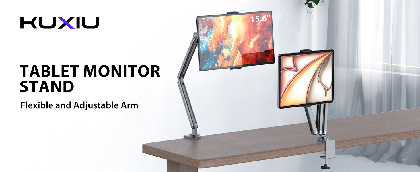 Tablet Stand for Desk Compatible with 7-15.6'' Tablet Portable Monitor,2024 ipad air m2, ipad pro 13