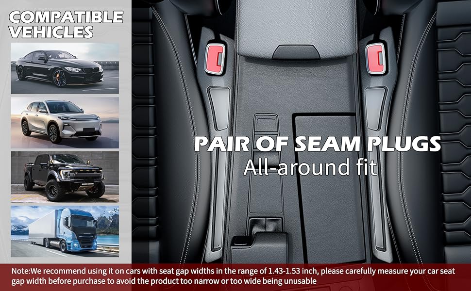 CAR SIDE SEAT GAP FILLER