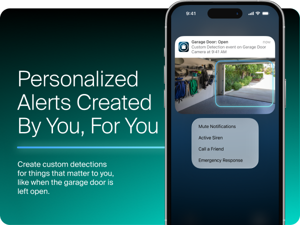 Arlo Secure Early Warning System Custom Detection