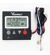 Highwild 6V/12V Universal Game Feeder Digital Timer - Hunting Deer Feeder Timer - Up to 8 Differe...