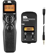 Pixel Timer Shutter Release Remote Control TW283-S2 Remote Release for Sony A58 A68 A1 A9 A7 A7II...