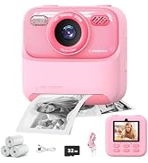 masterbee Kid Camera Instant Print Photo, Birthday Gifts for Girls and Boys, Kids Digital Camera ...
