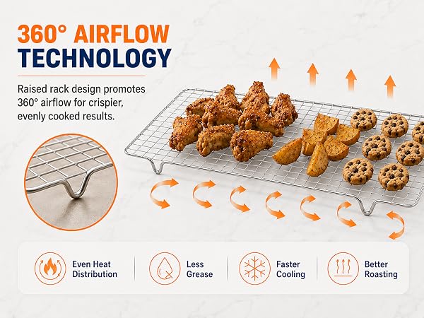 Heavy Duty Stainless Steel Wire Rack for Baking