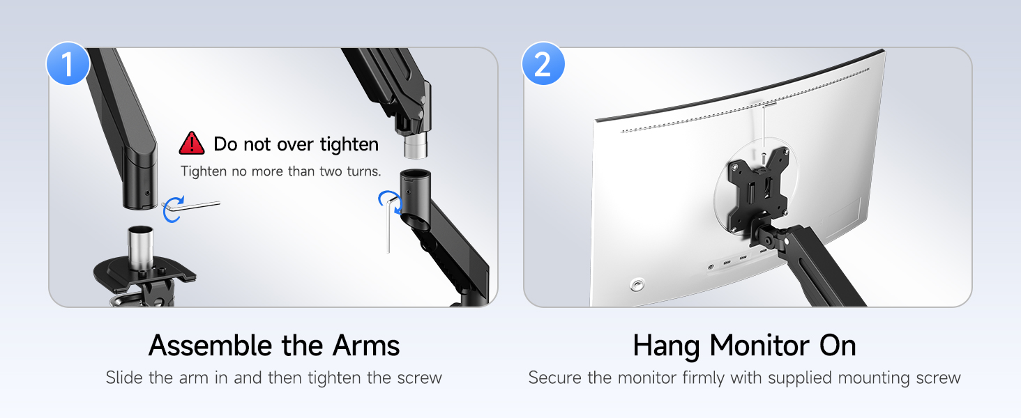 single monitor arm