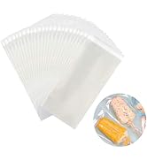 Miaowoof 200PCS Popsicle Bags Sealable, Ice Cream Bags For Ice Pops, Self-adhesive Clear Popsicle...