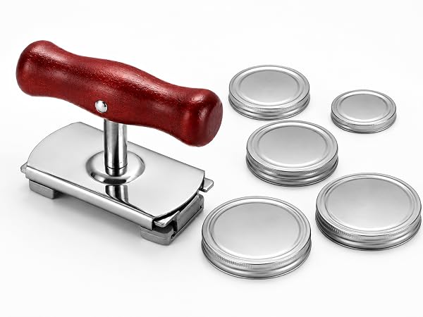 close view of lid range from 0.39 to 4.01 in for jar lids and bottle caps