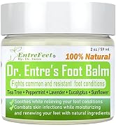 Dr. Entre's Foot Balm: Tea Tree Oil & Shea Butter Based - Organic Treatment Cream for Athletes Fo...