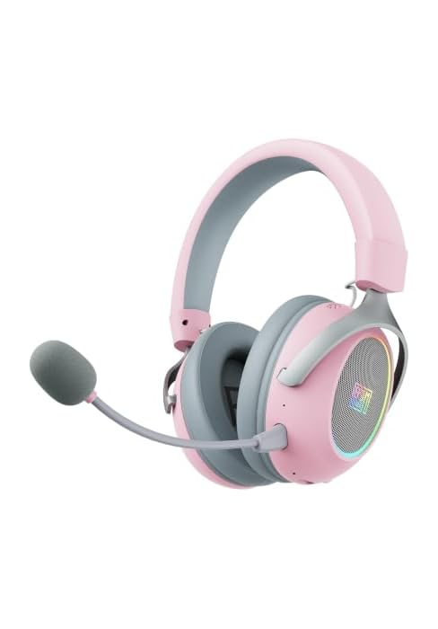 EPOMAKER GX1 Wireless Gaming Headset for PS4/PS5/Switch, 70Hr+ | Gaming Headphones with 7.1 Surro...