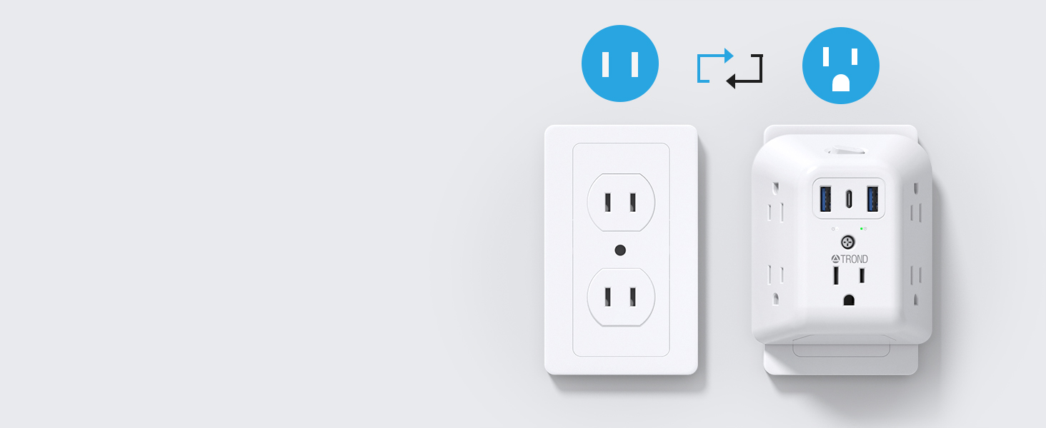 3 prong to 2 prong adapter