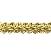 BEL AVENIR Braid Trim 1/2 inch 13.6 Yards French Gimp Basic Sewing Polyester DIY Crafts Costume H...