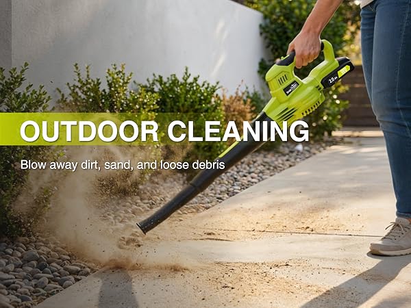 SnapFresh 20V Cordless Leaf Blower