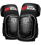 FREEKYROCK Knee Pads for Men Construction Knee Pads for Work with Heavy Duty Anti-Slip Cap Work K...