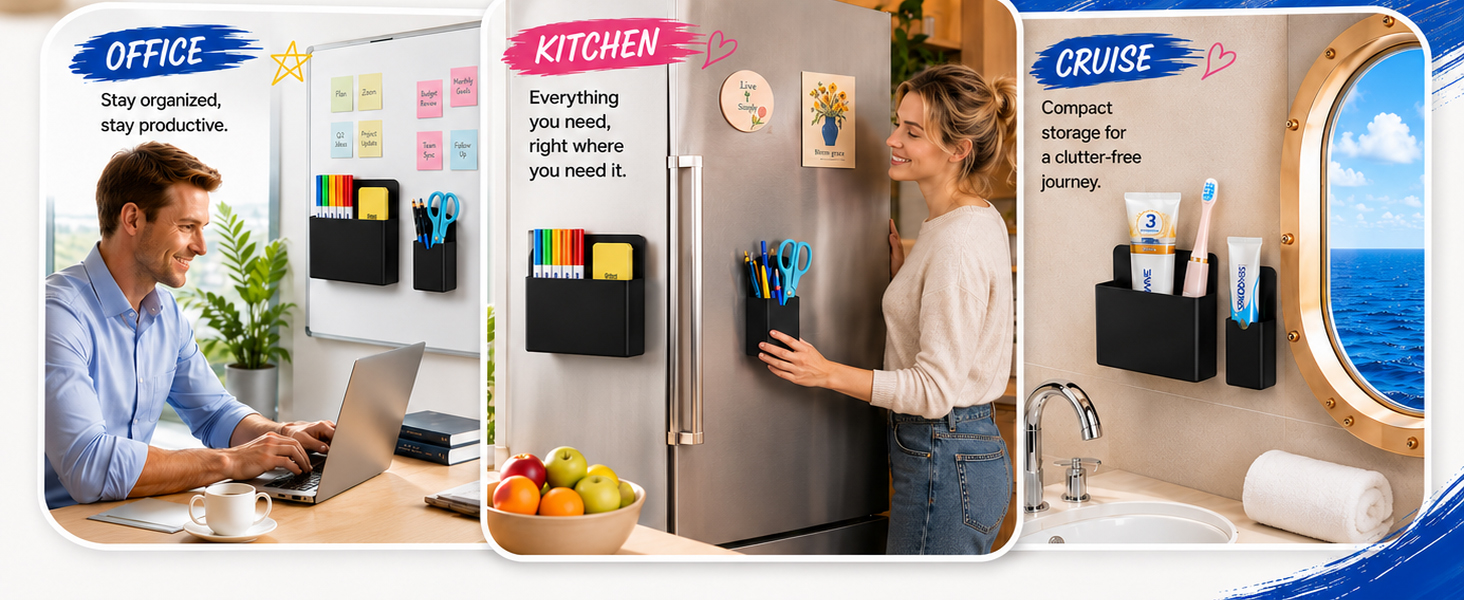 dry erase marker holder magnetic pen holder for refrigerator magnetic remote control holder