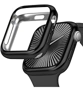 JR.DM 40mm Soft Flexible TPU Case Compatible for Apple Watch Series 6/5/4/SE Touchable Screen Lig...