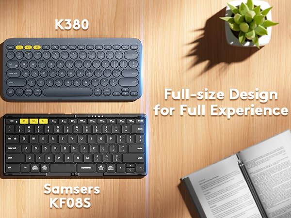 full size foldable keyboard