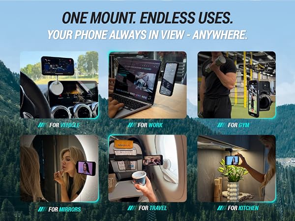 One mount. endless uses. The white Clutch-X