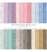 MXCOIRTP Scrapbook Paper 12x12 IN, 24 Sheets/24 Designs Double-Sided Textured Decorative Craft Pa...