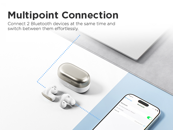 clip-on wireless bluetooth earphones