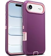 Jelanry Case for Apple iPhone Air 5G 6.5-inch 2025, Heavy Duty Rugged & Dual-Layer Shockproof Dro...
