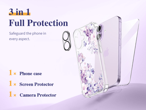 GVIEWIN Case Compatible with iPhone 17 Case