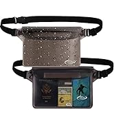AiRunTech Waterproof Pouch with Waist Strap (2 Pack) | Beach Accessories Best Way to Keep Your Ph...