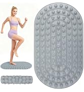 Mabnuby Silicone Foot Massage Mat, Raised Nubs for Reflexology and Acupressure Massage to Relax F...