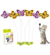 ALL FOR PAWS 6-Pack Butterfly Refills for Interactive Cat Toy, Replacement Butterflies for Automa...