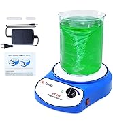 Xin Tester 3000ml Magnetic Stirrer, Stainless Steel Magnetic Mixer with Stir Bar, Magnetic Stir P...