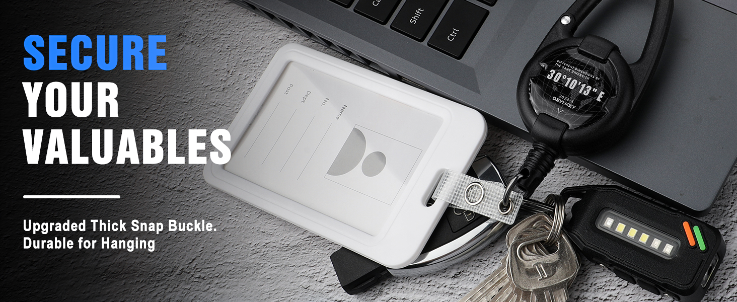 badge clips retractable; key card holder retractable