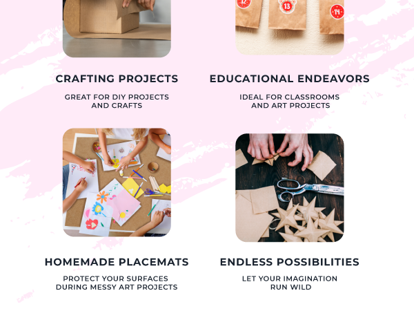 Brown Kraft Arts and Crafts Paper Roll