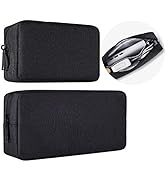 imComor Universal Electronics Accessories Case, 2-Pack Portable Soft Carrying Case Bag Wire Cable...