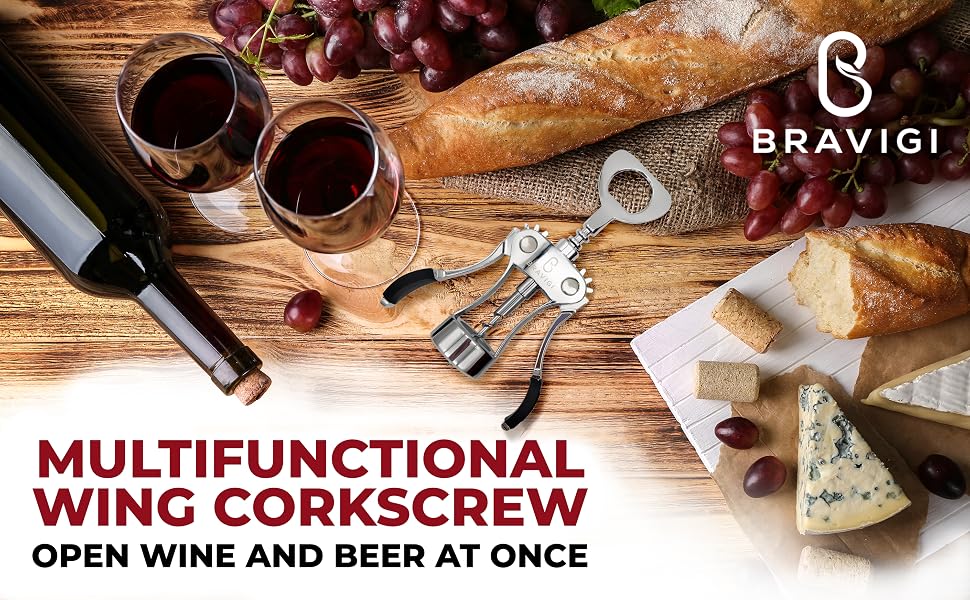 Wine Opener - Multifunctional Wing Corkscrew