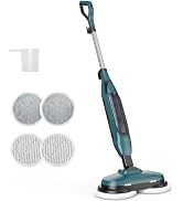 OLIXIS Steam Mop, All-in-One Scrubbing Steam Mops for Floor Cleaning with Rotating Pads, Floor St...