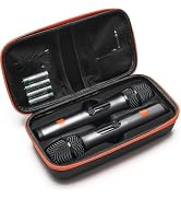 Ekoomar Wireless Microphone Case - Compatible with JBL Wireless Two Microphone System - Handheld ...