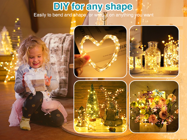 remote fairy lights battery operated