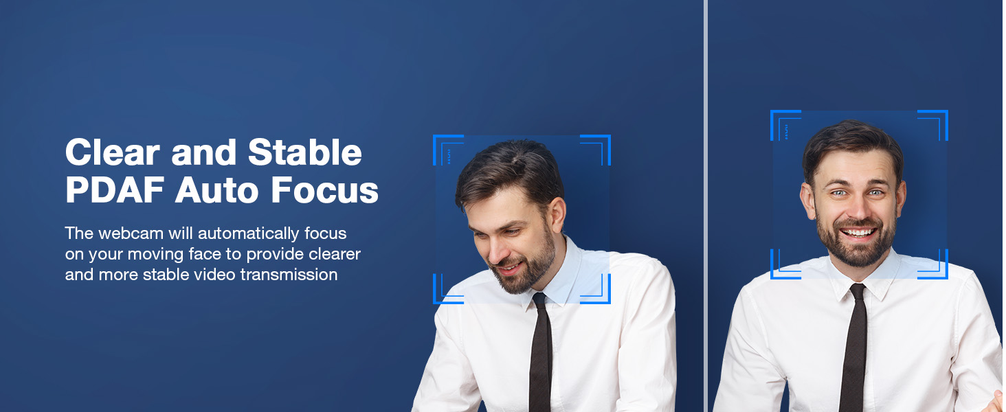 4k webcam for pc with PDAF Auto Focus