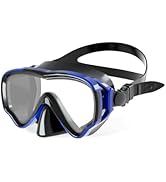 Adult Diving Masks Full Face Snorkel Mask -Anti-Fog Dry Snorkel System Prevents Leaks for Effortl...