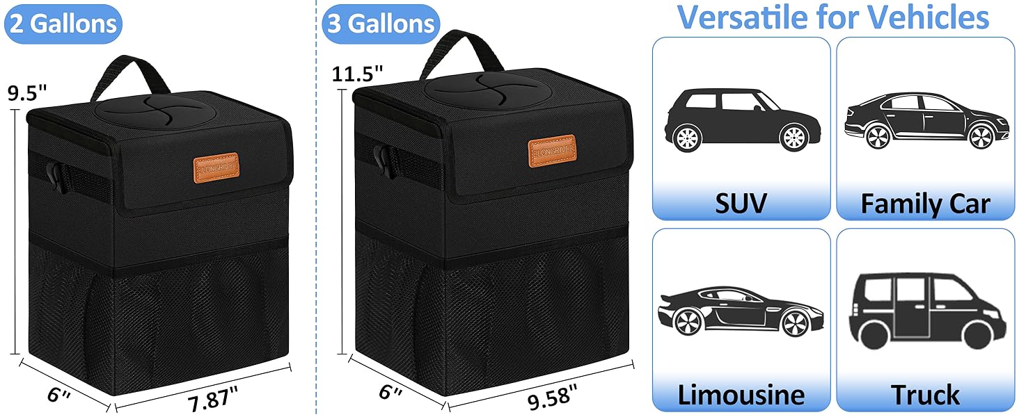 car trashcan